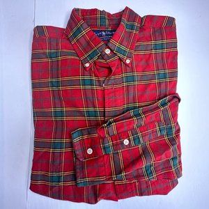 polo. Men’s long sleeve button front shirt. Size‎ medium